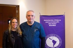 Dra. Francisca Elgueta y del Director de ACHED, Dr. Gerardo Correa