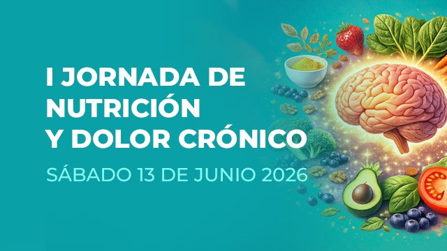 Inscríbete ahora a la I Jornada de Nutrición y Dolor Crónico de ACHED-CP