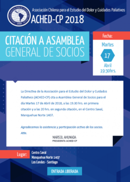  Citación a Asamblea General de Socios