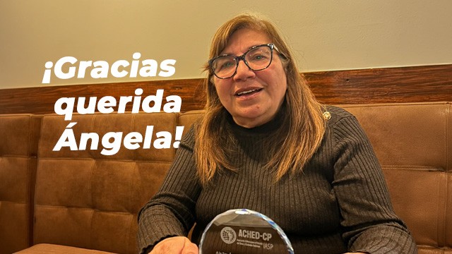 ¡Gracias, querida Ángela!